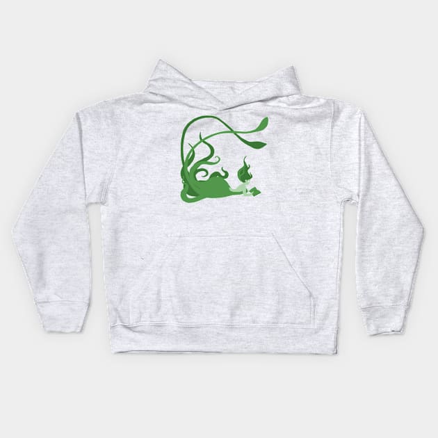 Underwater Librarian Kids Hoodie by bones